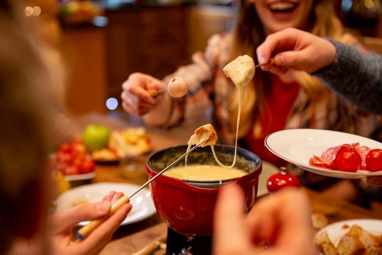 acompanhamentos para fondue de carne