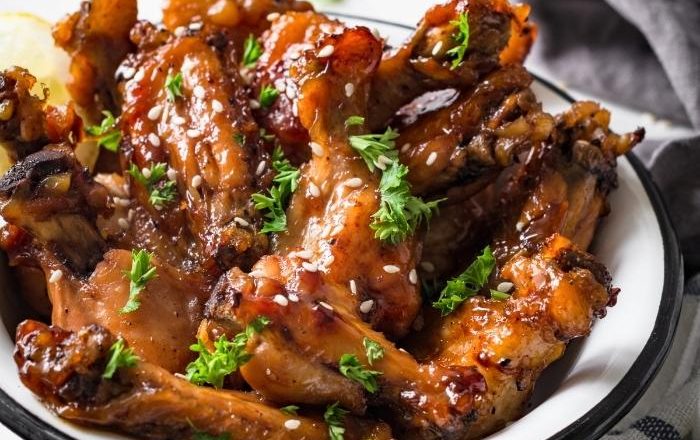 frango frito na panela de pressão