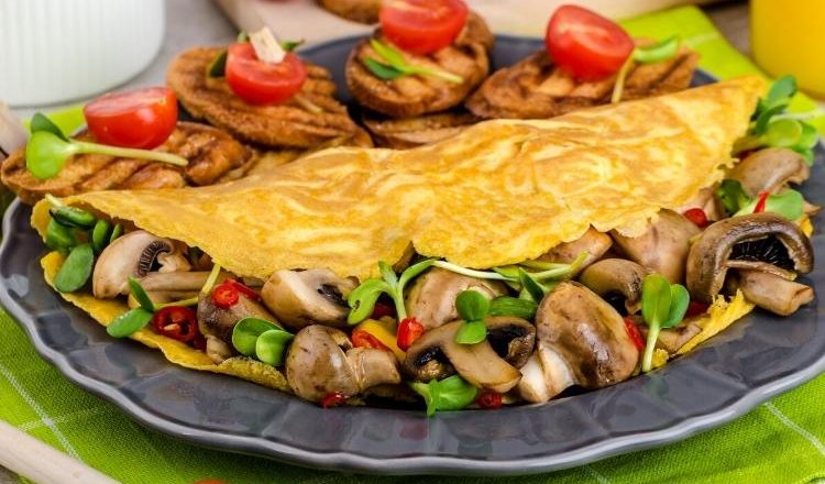 acompanhamento para omelete