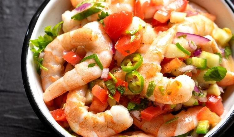ceviche de camarão