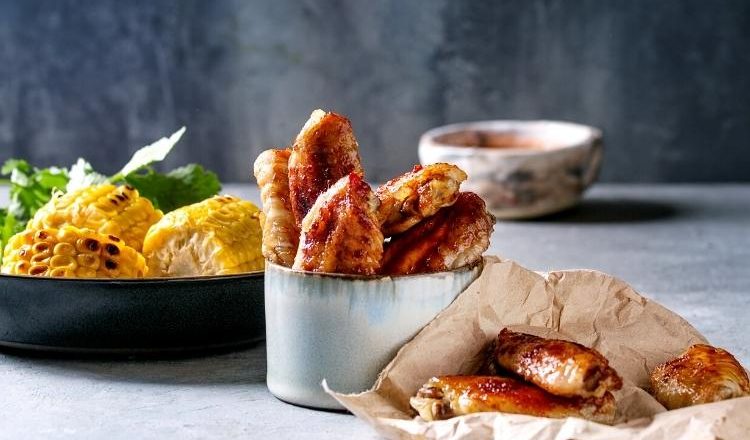 asinha de frango assada