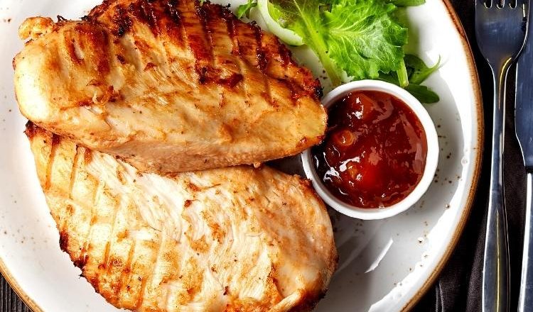 almoço de domingo com frango