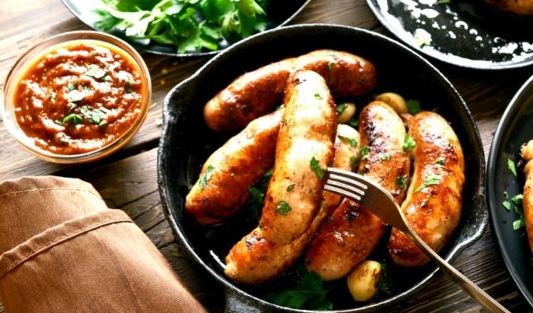 linguiça toscana na panela de pressão