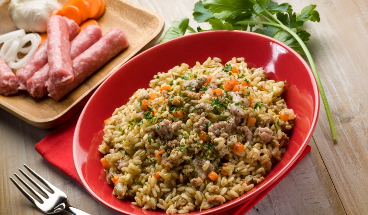 Arroz para churrasco