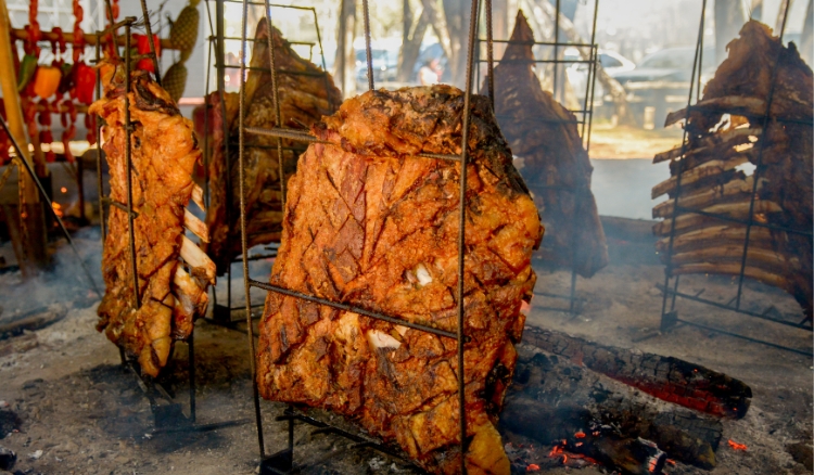 Churrasco de chão