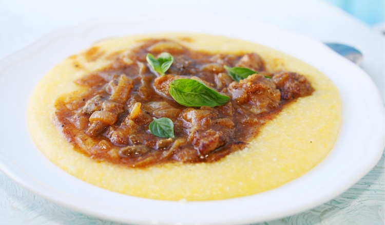 Carne para acompanhar polenta