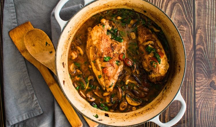 como cozinhar frango sem panela de pressão