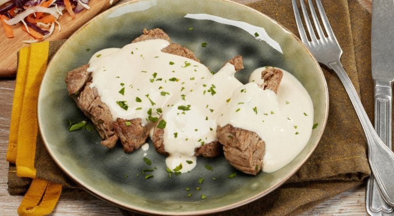 Molho gorgonzola para carne