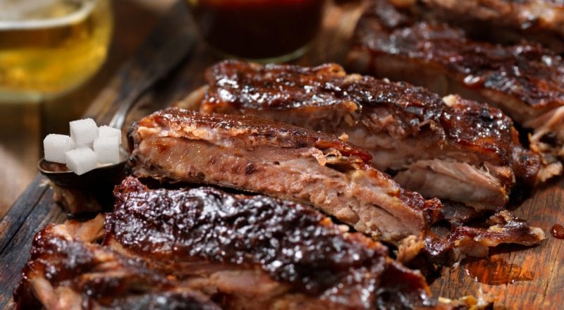 por que colocar açúcar na carne