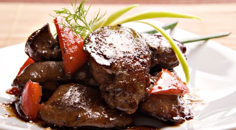 Fígado de galinha na airfryer