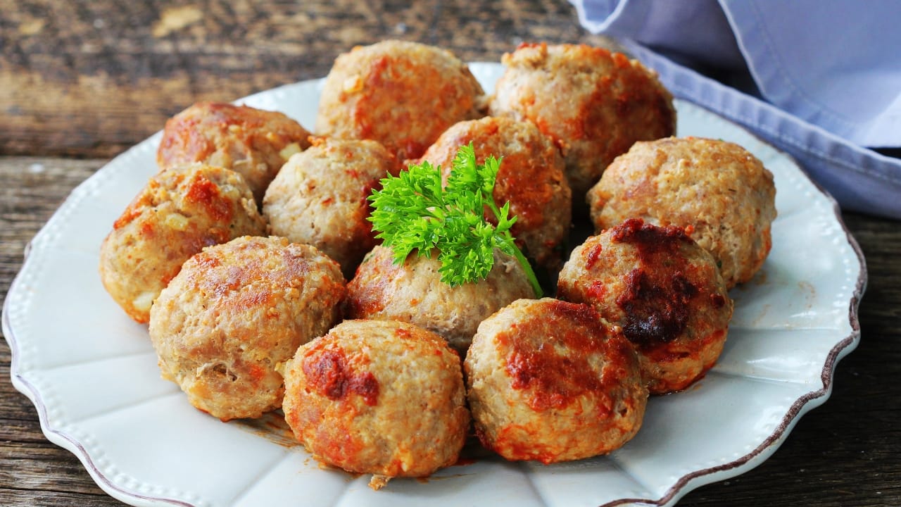 petiscos com carne moída