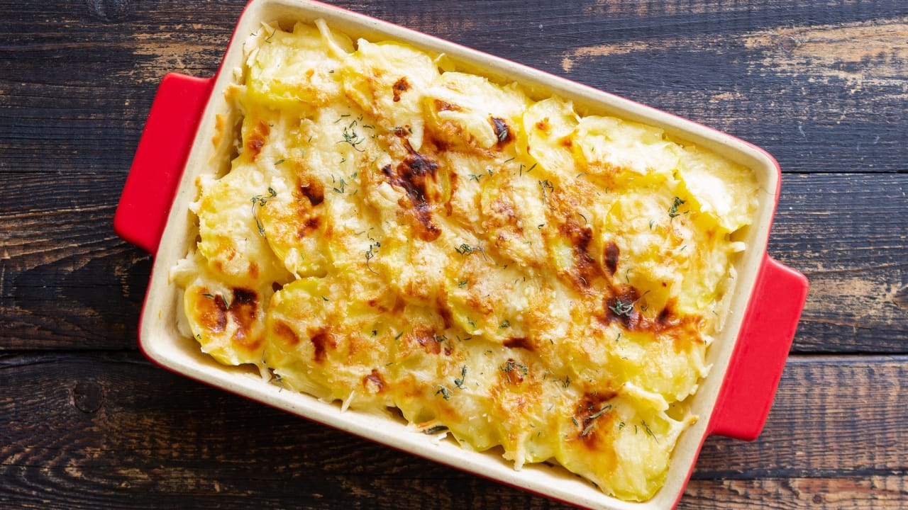 Bacalhau cremoso gratinado Bacalhau cremoso gratinado
