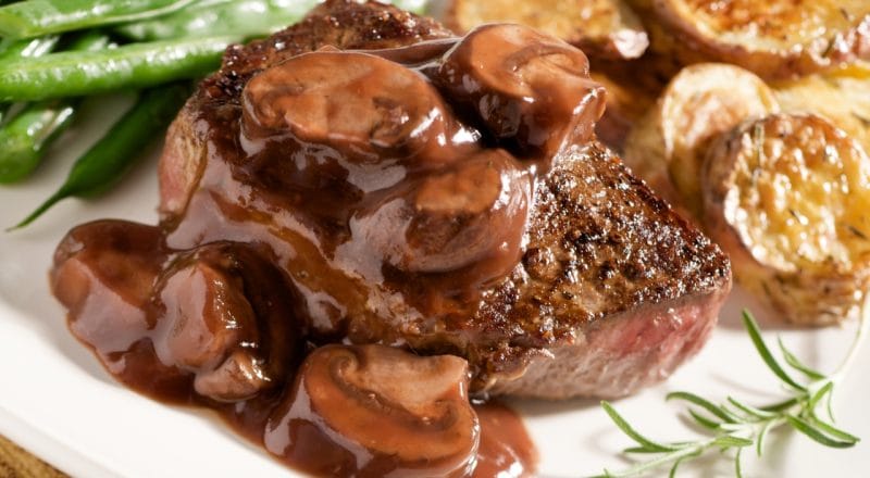 Carne ao molho madeira sem vinho