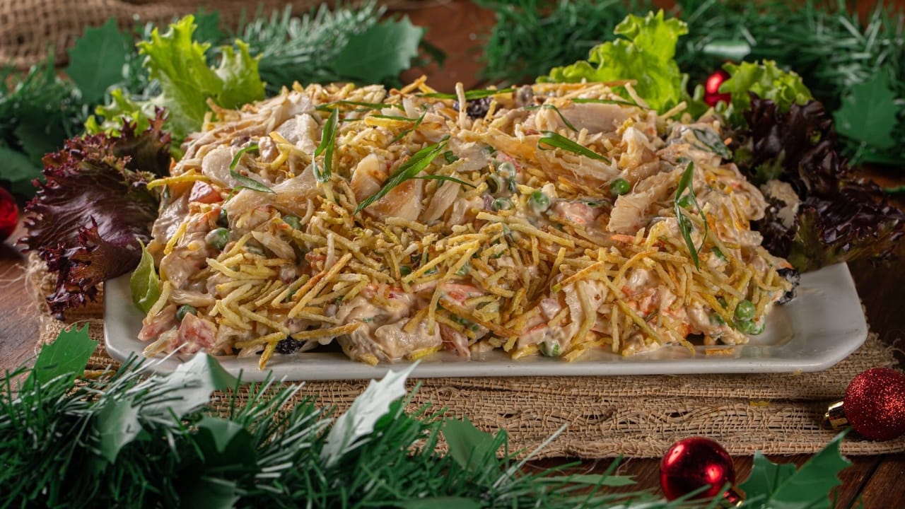 Como fazer salpicão de bacalhau Como fazer salpicão de bacalhau