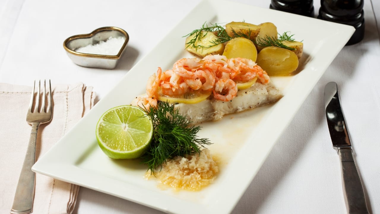Receita de bacalhau com camarão