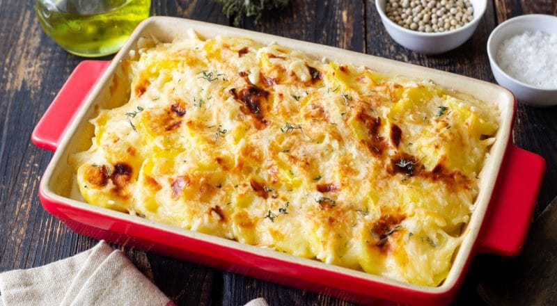 Receita de escondidinho de bacalhau com mandioca