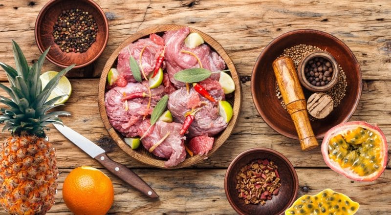 frutas que amaciam a carne