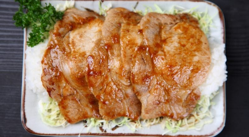 Carne de porco com gengibre