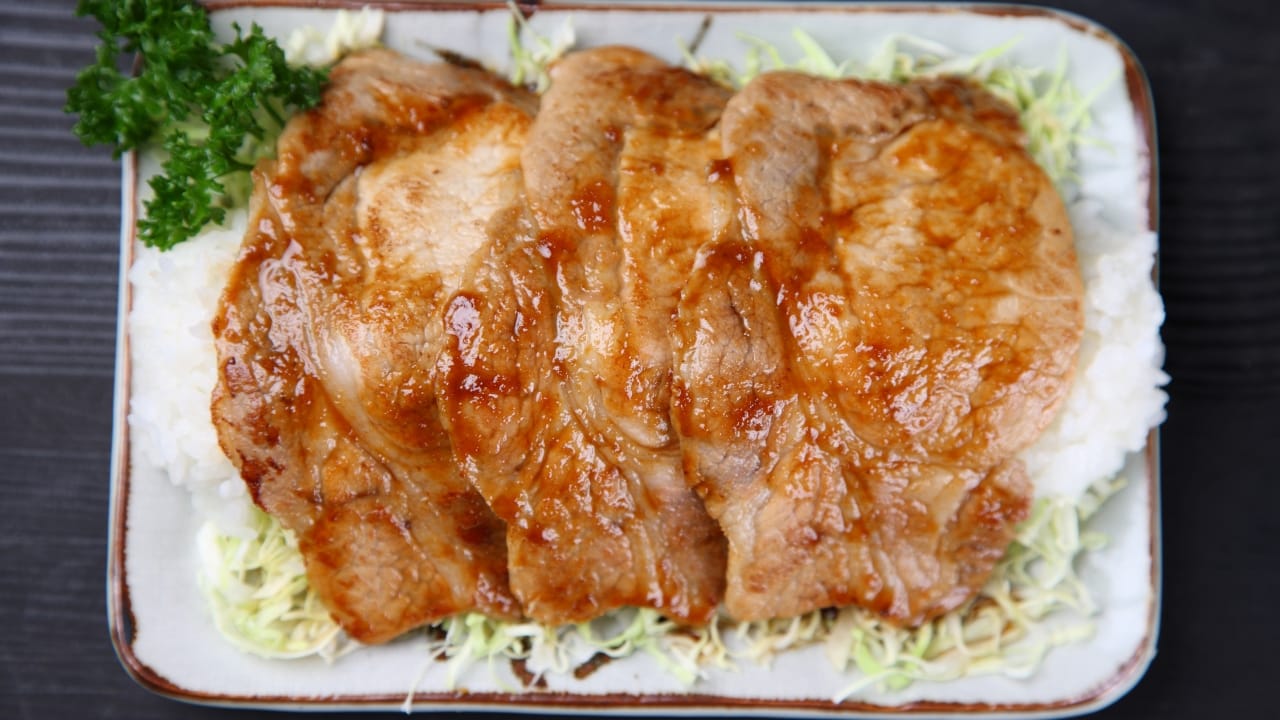 Carne de porco com gengibre Carne de porco com gengibre