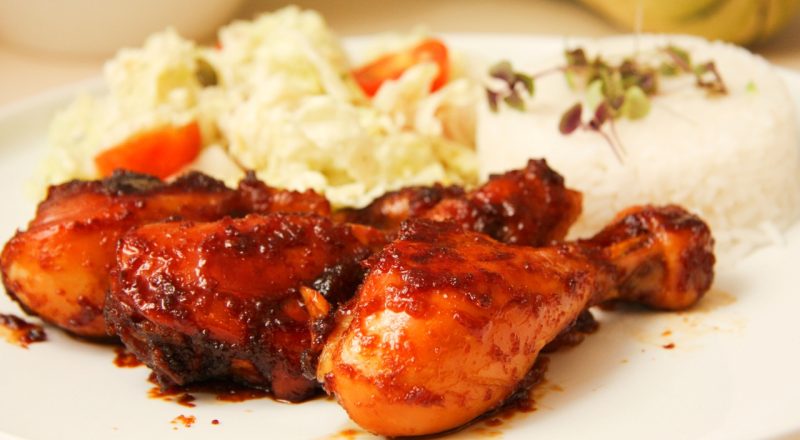 Frango com shoyu