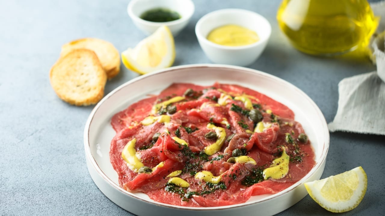 Molho para carpaccio de carne