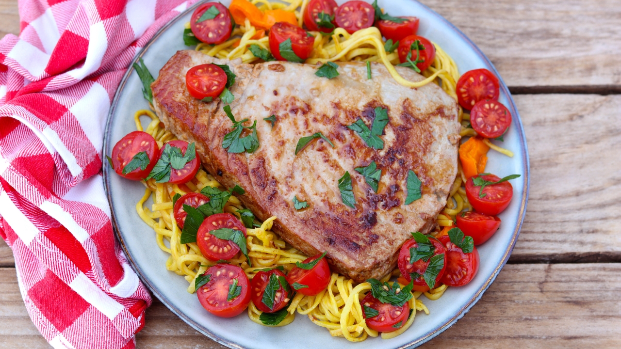 Atum na airfryer