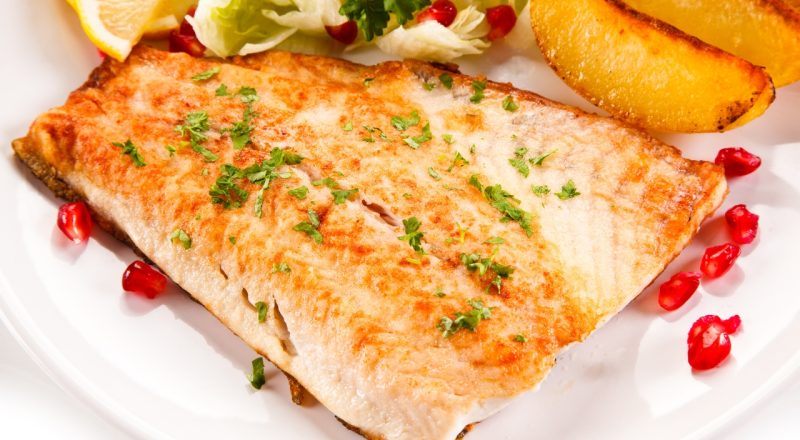 Filé de Linguado na airfryer
