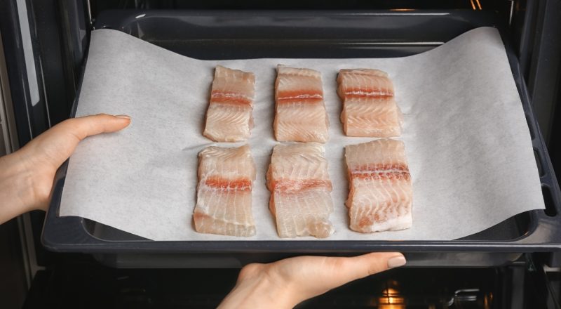 Filé de Panga no forno