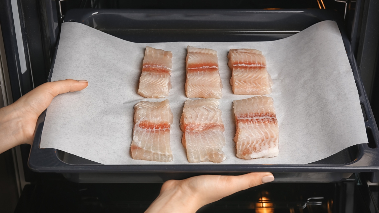 Filé de Panga no forno