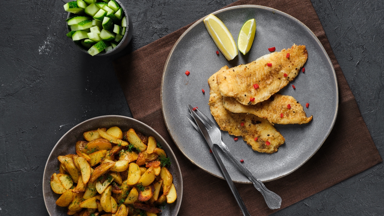Filé de Pescada grelhada