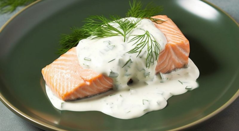 Molho branco para Salmão