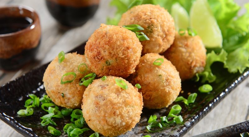 Bolinho de Salmão
