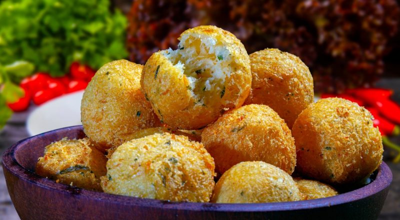 Bolinho de bacalhau sem batata