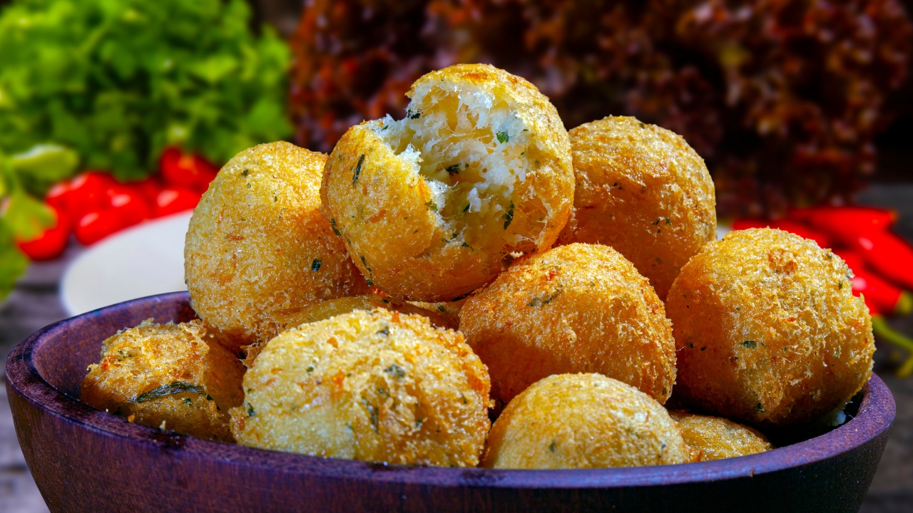 Bolinho de bacalhau sem batata