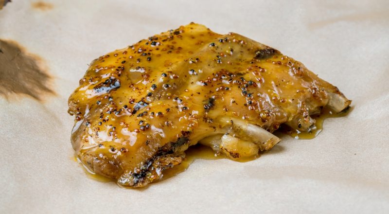 Molho de mostarda e mel para carne