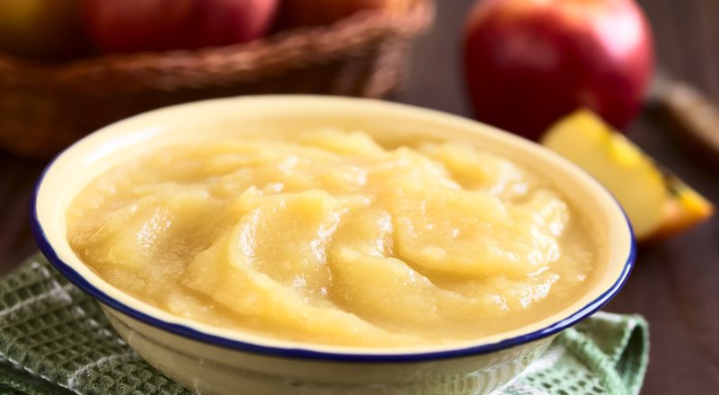 Receita de purê de maçã para acompanhar carne de porco
