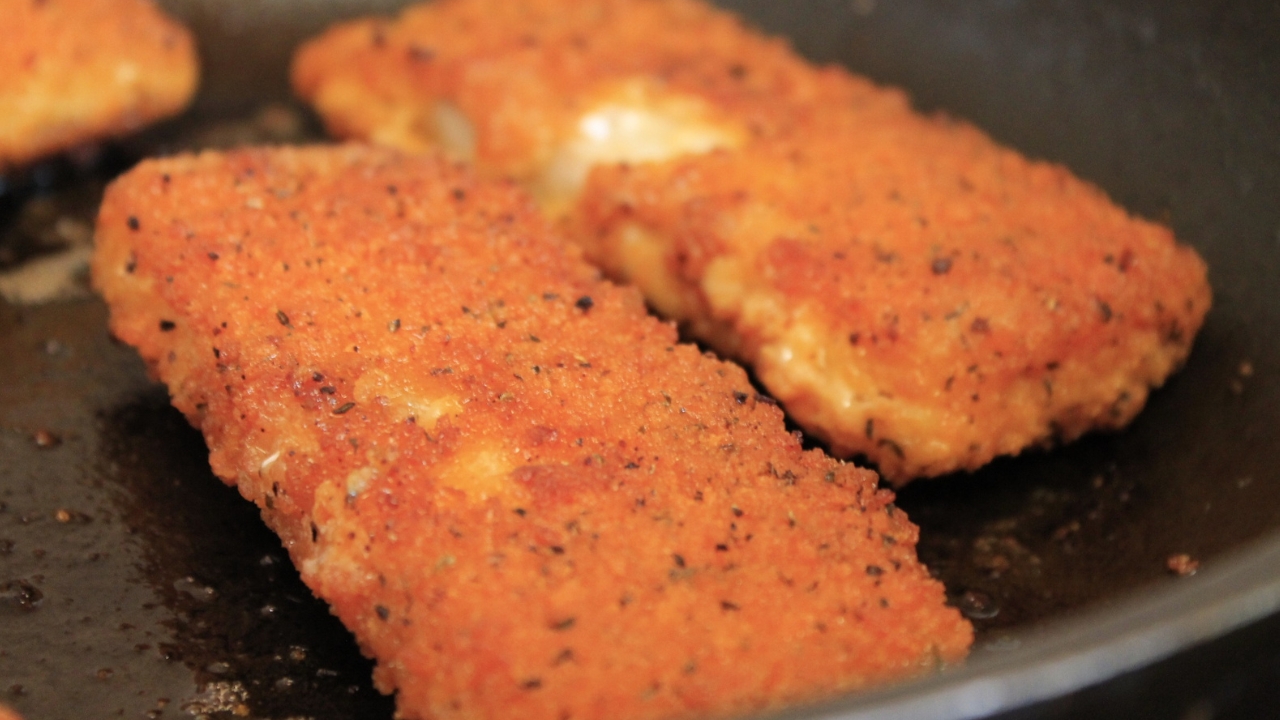 Salmão empanado Salmão empanado