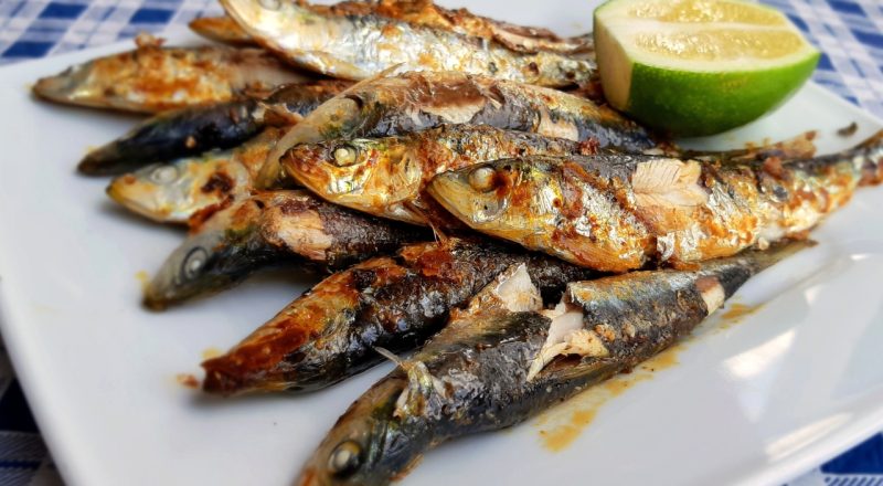 Sardinha frita de boteco