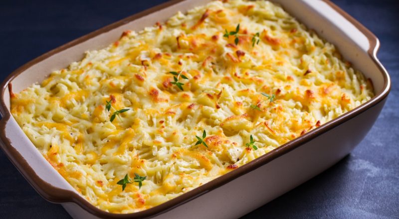 Escondidinho de tilápia