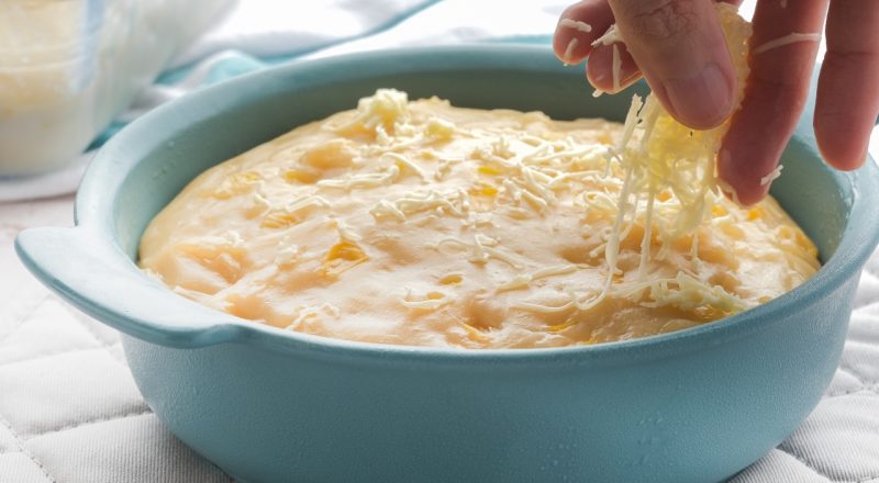 Filé de peixe gratinado