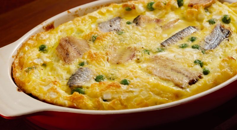 Sardinha com ovo