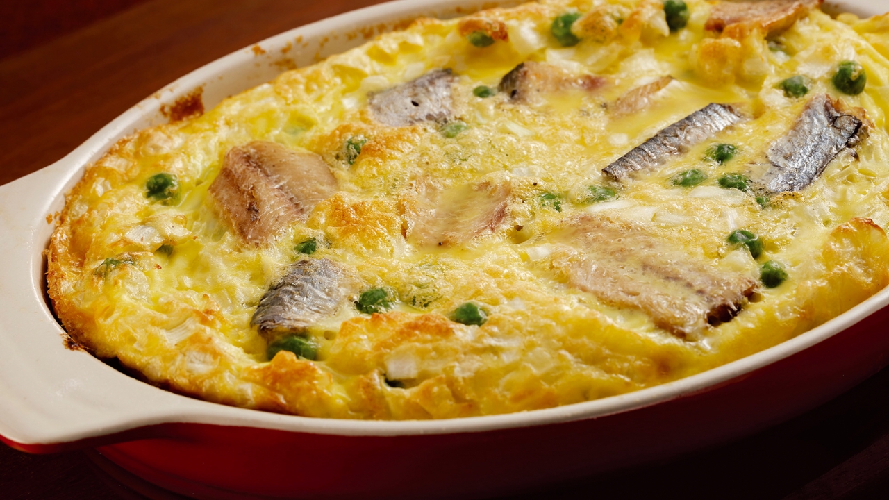 Sardinha com ovo
