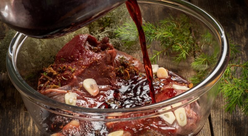 Carne ao vinho na panela de pressão
