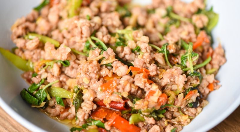 Carne de porco moída
