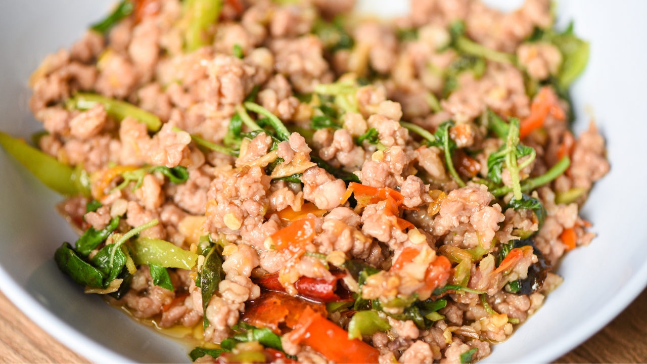 Carne de porco moída