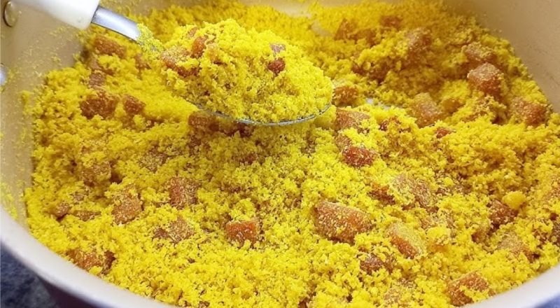 Farofa de mortadela
