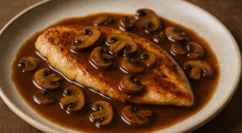 Filé de frango ao molho madeira