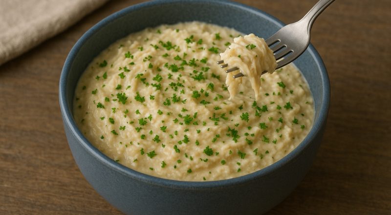 Frango desfiado com creme de leite
