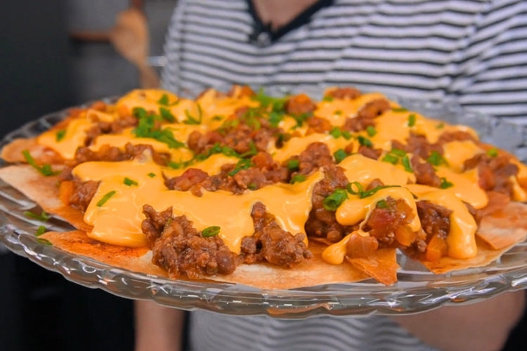 Carne moída com cheddar