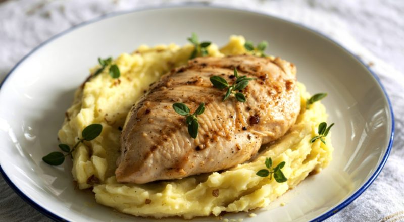Acompanhamento para filé de frango grelhado